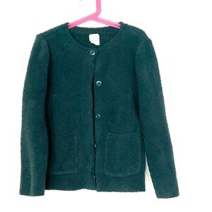 Hannah Andersson Marshmallow Juniper Button-up Cardigan Sz 8